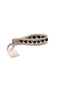 Jon Hart Personalize Pearl Keychain Coated Canvas