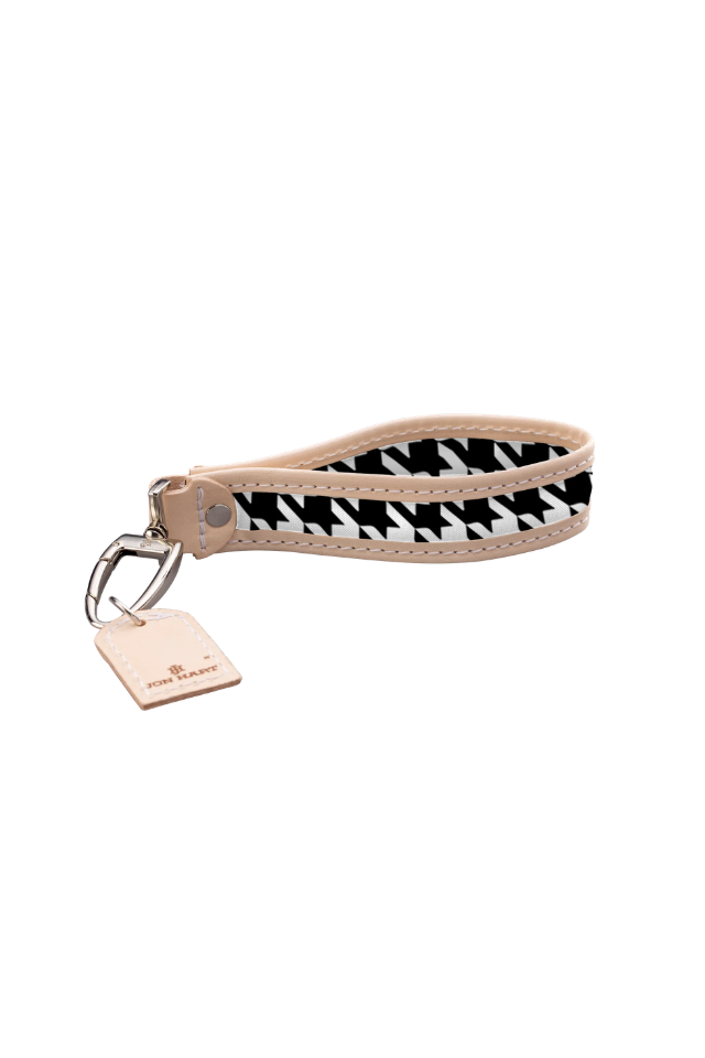 Jon Hart Personalize Pearl Keychain Coated Canvas