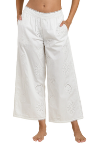 La Blanca Bayside Wide Leg Pant - White