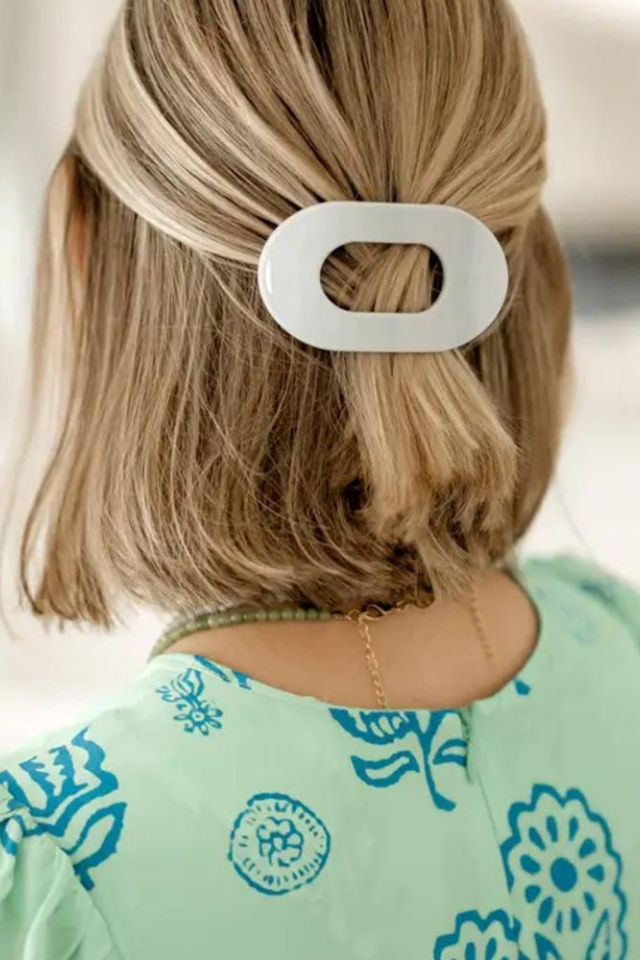 Teleties Small Round Flat Clip