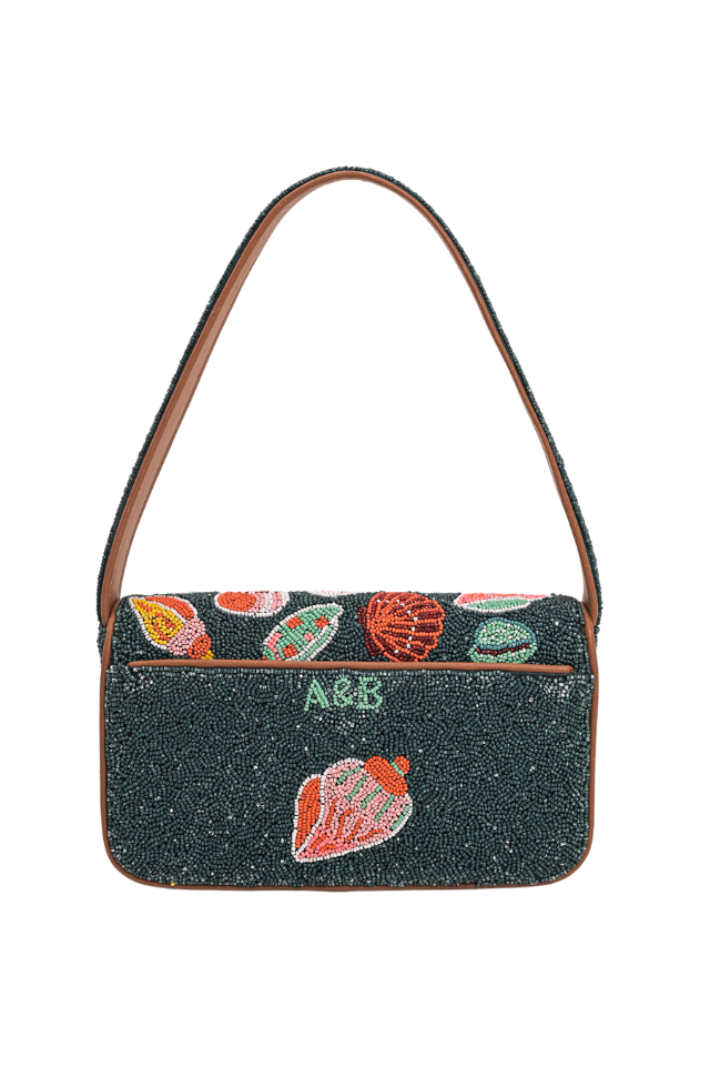 A&B Beaded Shoulder Bag - Sea Shell
