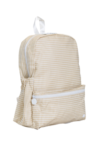 TRVL Design Backpacker - Gingham New Khaki
