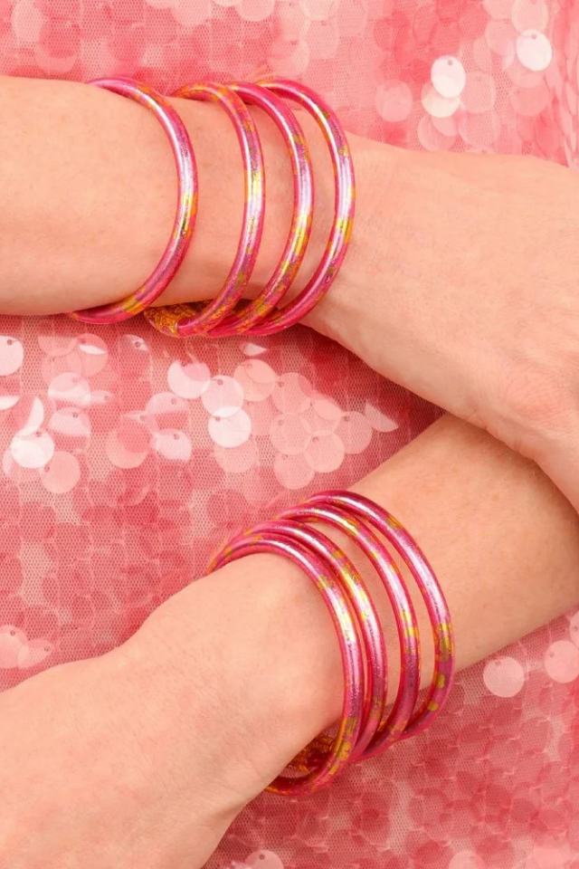 Budha Girl KOI Rose All Weather Bangles AWB - Set of 4