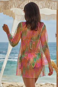 Becca Mirage Fishnet Tunic - Multi