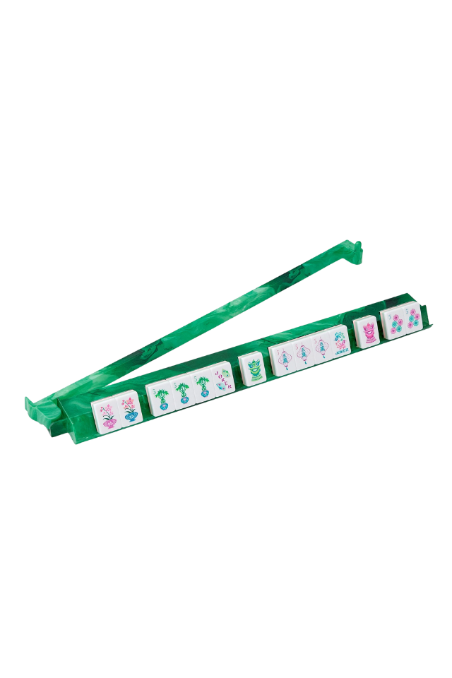 Oh My Mahjong Agate Rack & Pusher Set