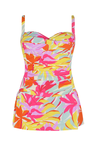 Sunsets Sienna Swim Dress - Tropicolor Crepe