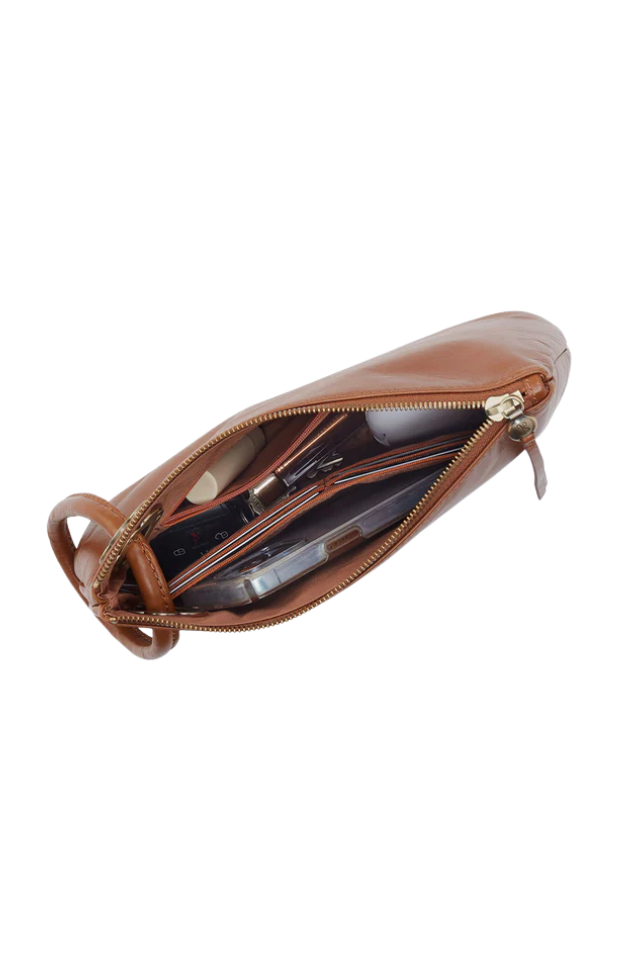 Hobo Daisy Daze LG Wristlet - Truffle