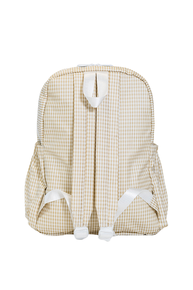 TRVL Design Backpacker - Gingham New Khaki