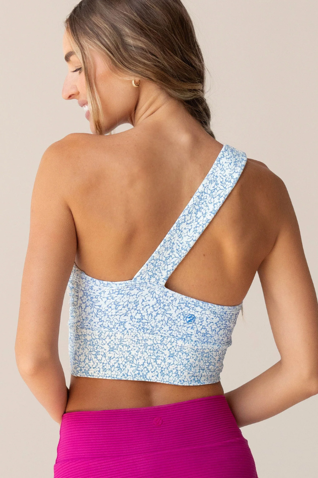 Kailani Flat Rib One Shoulder Crop - Kailani