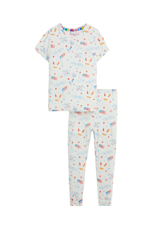Magnetic Me Modal Short Sleeve Long Pant PJ - USA 250