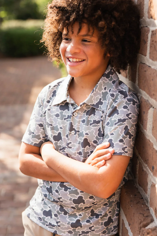 Saltwater Boys SBC Signature SS Polo - Camo