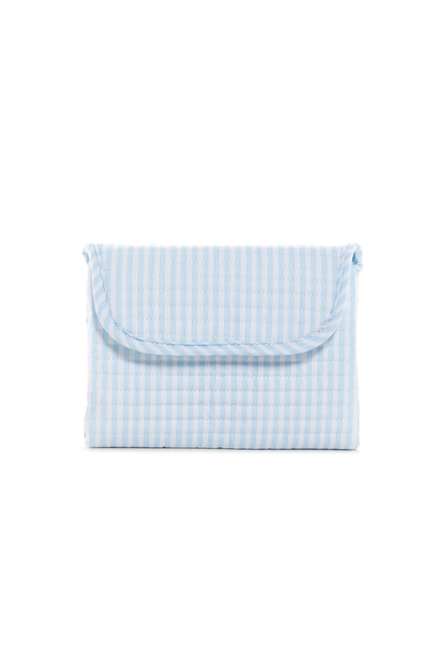 TRVL Design Quilted Changing Mat - Pimlico Stripe Blue