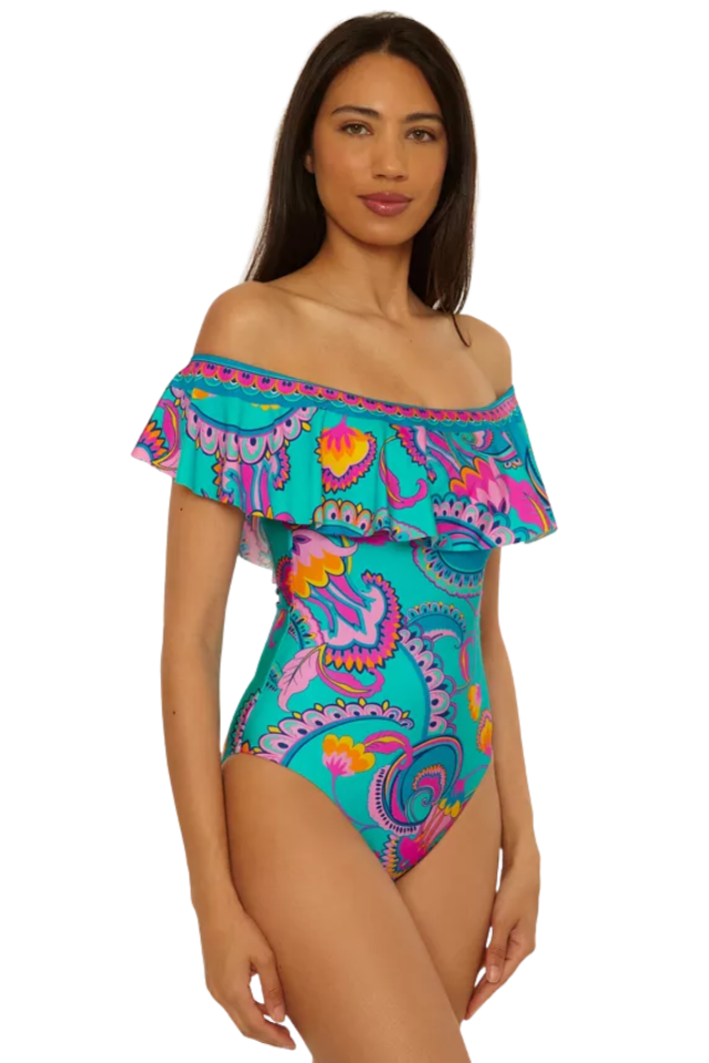 Trina Turk Mykonos 1PC Ruffle