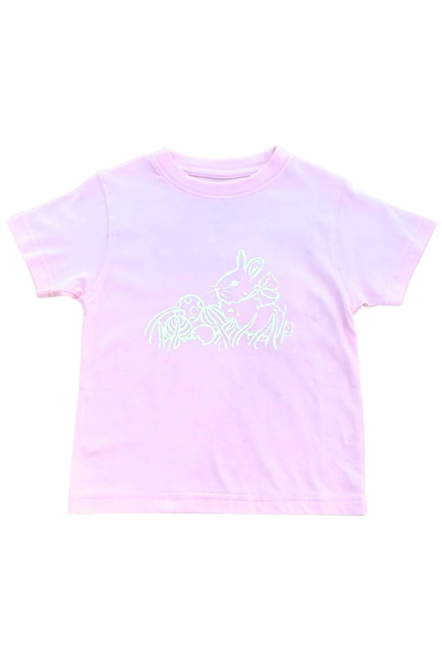 Mustard & Ketchup SS T-Shirt Easter Bunny - Light Pink