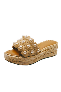 Dolce Vita Caper Pearl - Lt Natural Raffia