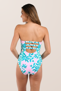 La Blanca Opulent Bandeau One Piece - Multi