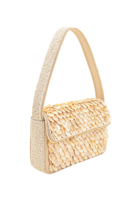 A&B Beaded Shoulder Bag - Rainbow Shell