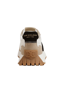 Sam Edelman Langley - White/Tan/Black Suede