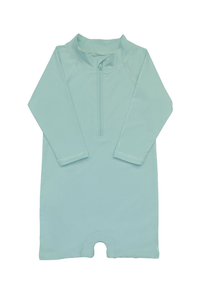 SWB Tybee Rashguard Romper - Light Blue