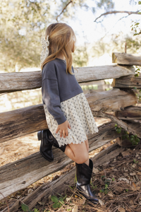 Rylee + Cru Sweatshirt Dress - Vintage Fleur