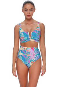 Sunsets Hannah High Waist - Aloha Vista