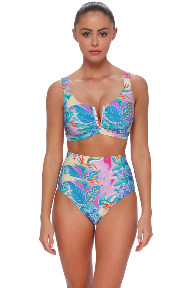 Sunsets Hannah High Waist - Aloha Vista