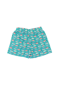 SWB Saint Simons Swim Trunk - Aqua Fish