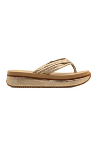 Volatile Stargazer Metallic Strap Sandal - Gold