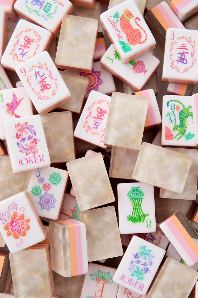 Oh My Mahjong Pearlescent Mahjong Tiles