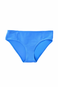 Nani Vivid Blue Flat Rib Bikini Bottom - Vivd Blue