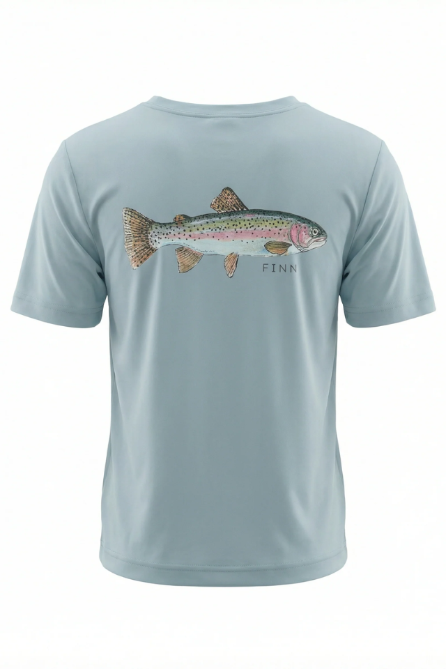 FINN Tidal Tech Tee Short Sleeve - Rainbow Trout
