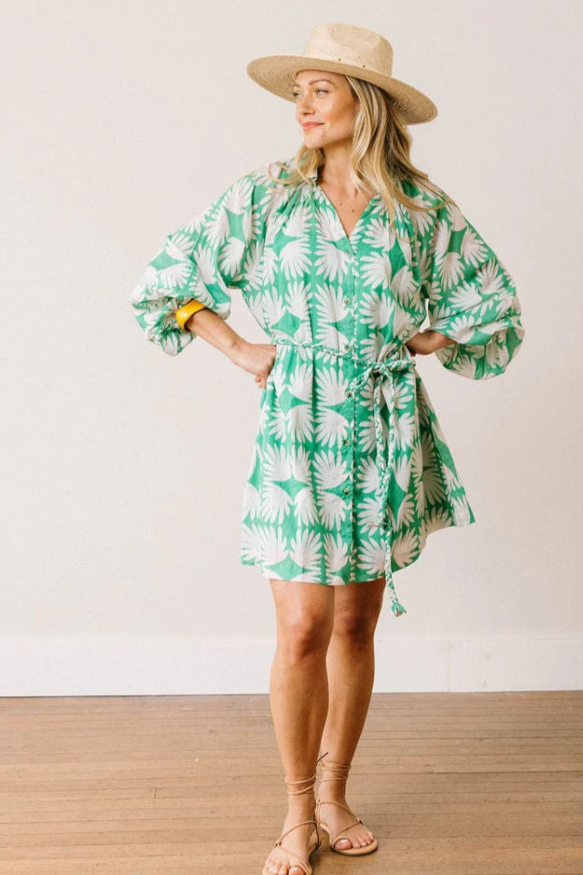 Sunshine Tienda Pippa Dress - Viridian Tile