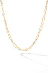 Ronaldo Links of Love Necklace - 14K Gold