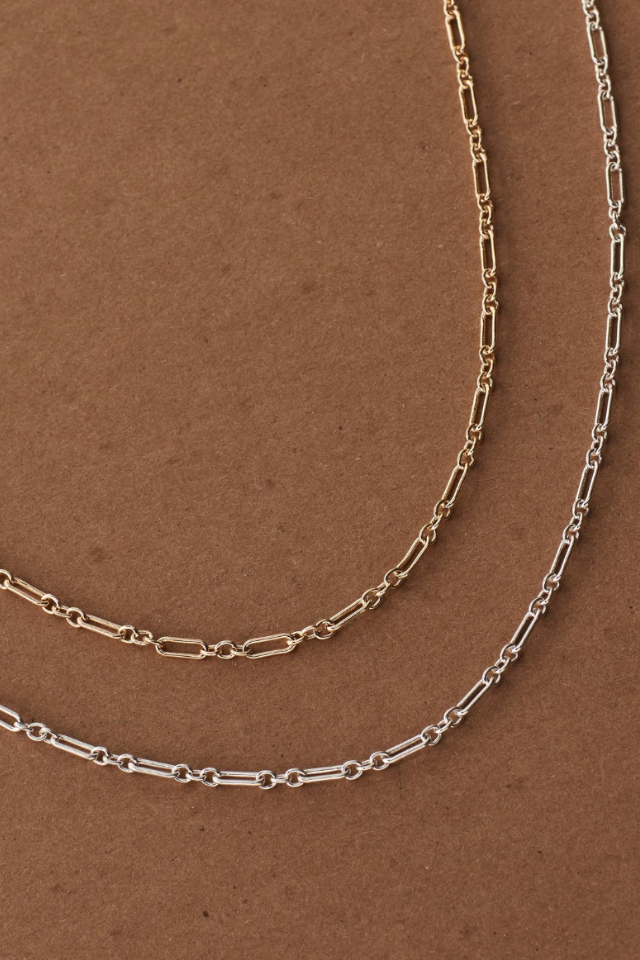 Ronaldo Links of Love Necklace - Sterling Silver