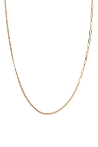 ABLE Curb Chain Essential Necklace - Gold Filled