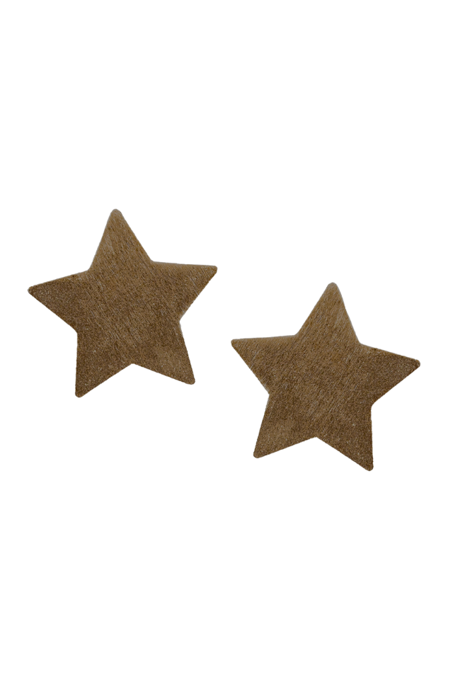 Sheila Fajl Lana Star Studs - Burnished Chocolate