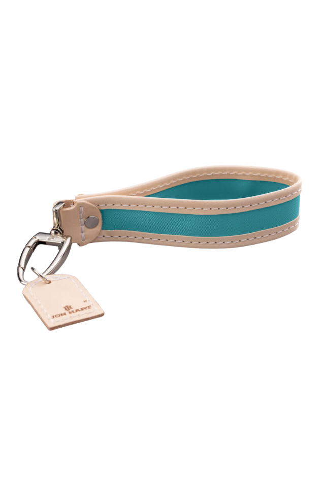 Jon Hart Personalize Pearl Keychain Coated Canvas