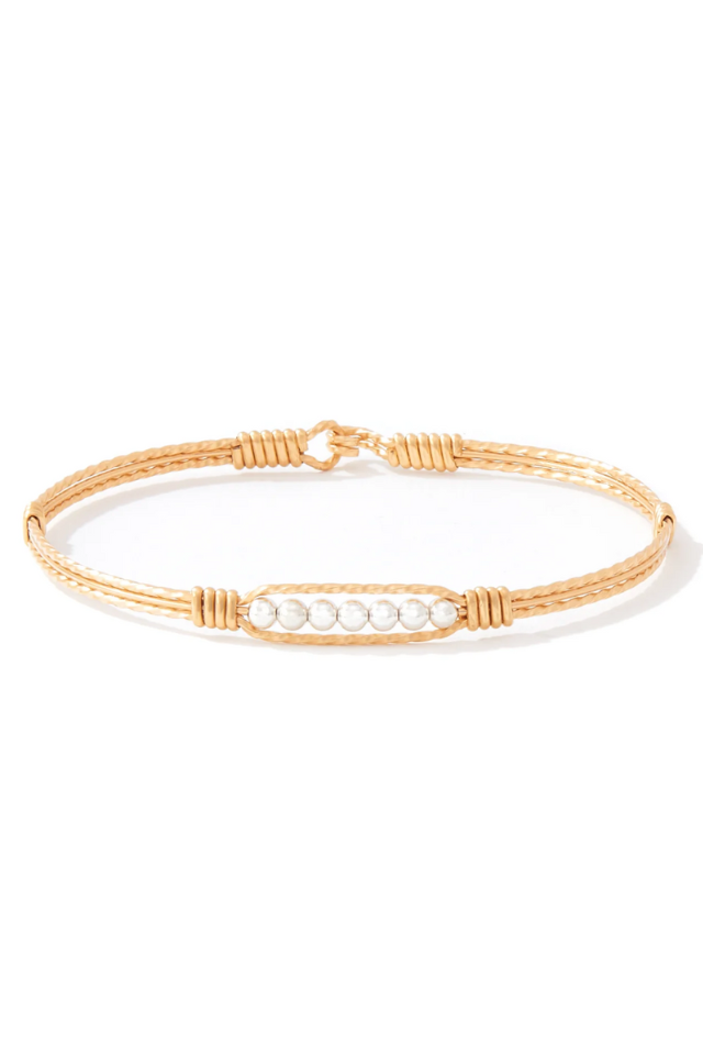 Ronaldo Power of Prayer Bracelet - Gold With Silver Bead