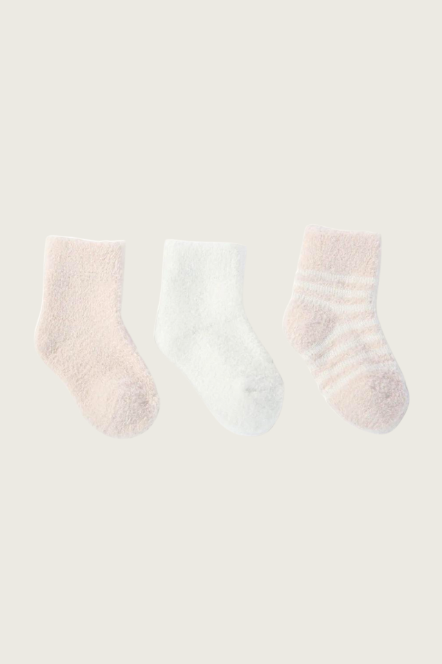 Barefoot Dreams Infant Socks 3 Pack