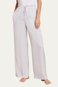 Barefoot Dreams Washed Satin Paperbag Pant