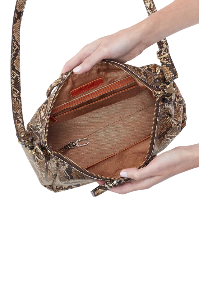 HOBO Sheila Medium Satchel - Golden Snake