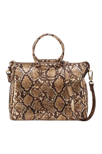 HOBO Sheila Medium Satchel - Golden Snake