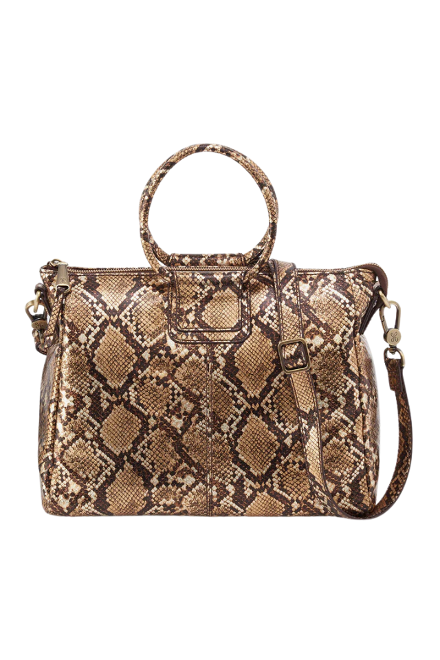 HOBO Sheila Medium Satchel - Golden Snake