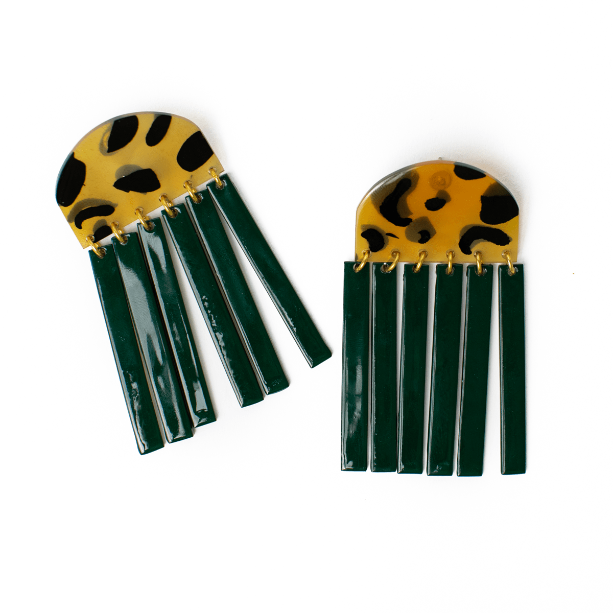 Sunshine Tienda Beachcomber Earrings - Green