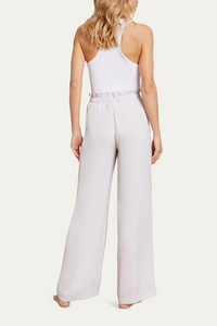 Barefoot Dreams Washed Satin Paperbag Pant
