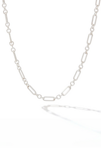 Ronaldo Links of Love Necklace - Sterling Silver