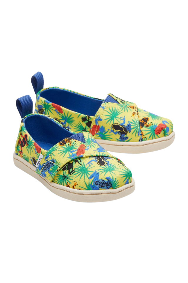 TOMS Tiny Alpargata - Tropical Frogs