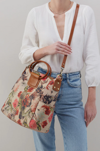 HOBO Sheila Large Satchel - Botanical Floral