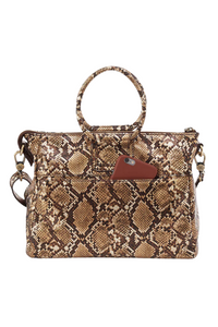 HOBO Sheila Medium Satchel - Golden Snake