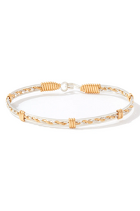 Ronaldo Be Still Bracelet - Gold and Silver
